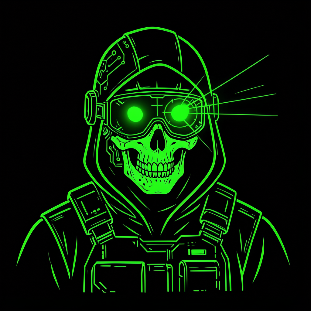 Skull Sniper Portrait